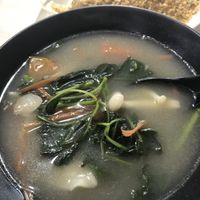 Spinach dumpling soup at 3 Treasures 三寶齋 - Bedok in East Singapore