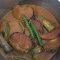 Curry Veg Fish Rice at 3 Treasures 三寶齋 - Bedok in East Singapore