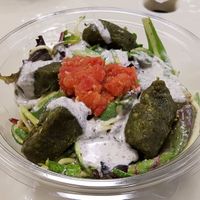 Salad at Cruda Cafe in Toronto