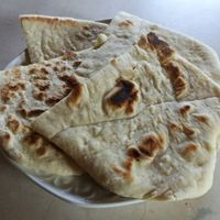 made-in-house flatbread at Falafel etc in Zagreb