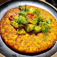 Cake de choclo at Let it V - plant based in Buenos Aires