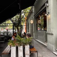 Outside terrace  at Let it V - plant based in Buenos Aires