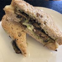 Portobello sandwich  at Let it V - plant based in Buenos Aires