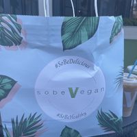 Delivery  at SoBe Vegan in Fort Lauderdale