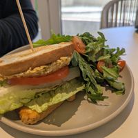 Chickpea tuna sandwich at SoBe Vegan in Fort Lauderdale