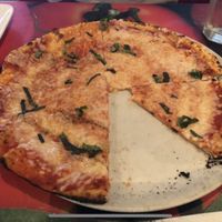 couldn’t even wait to take a picture before digging in!  at Piola  in Weston