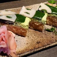 Sushi at Vegan Ramen UZU Kyoto in Kyoto