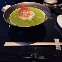 Green miso ramen at Vegan Ramen UZU Kyoto in Kyoto