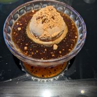 Kinako ice cream at Vegan Ramen UZU Kyoto in Kyoto