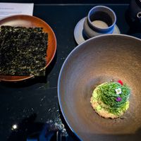 Sushi - not yet rolled at Vegan Ramen UZU Kyoto in Kyoto