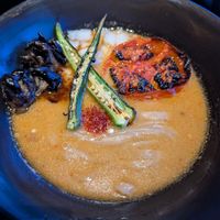 Spicy miso ramen at Vegan Ramen UZU Kyoto in Kyoto