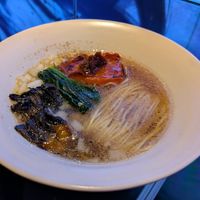 Soy ramen at Vegan Ramen UZU Kyoto in Kyoto