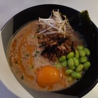 Ramen with egg at Bangkok City Diner in Bangkok