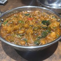 Chickpea and potato curry  at Curryville in Morningside