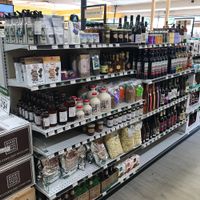 Bottled goods at Belfast Community Co-op in Belfast