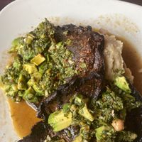 Grilled Stuffed Portabello at Zion Brewery in Springdale