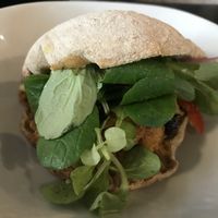 Pita pom at Yemaya's Vegan Corner in Amsterdam