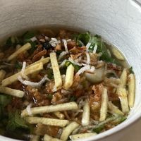 Saoto soup at Yemaya's Vegan Corner in Amsterdam
