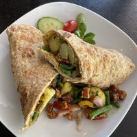 Vegan Roti Roll at Yemaya's Vegan Corner in Amsterdam