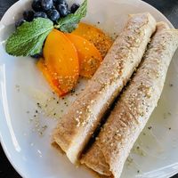 Pancakes at Yemaya's Vegan Corner in Amsterdam