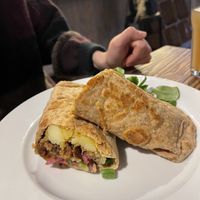 Roti rol  at Yemaya's Vegan Corner in Amsterdam