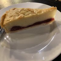 Cherry almond pie: tasty  at Yemaya's Vegan Corner in Amsterdam