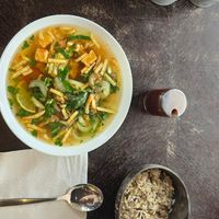 Santo soup at Yemaya's Vegan Corner in Amsterdam