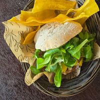 Cheese Burger 😋 at Yemaya's Vegan Corner in Amsterdam
