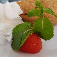 Good old apple pie at Yemaya's Vegan Corner in Amsterdam