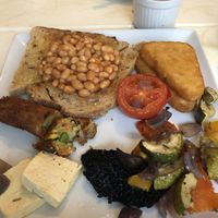 Full breakfast at The Front Room in Penzance