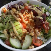 Sunshine salad  at The Front Room in Penzance