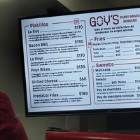  at Goy's Plant-Based Burgers - Álvaro Obregón in Mexico City