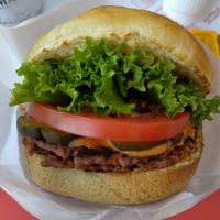 Goy burger at Goy's Plant-Based Burgers - Álvaro Obregón in Mexico City