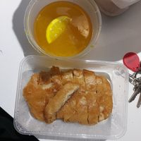 Lemon chicken (you get 2 large pieced of chicken) at Easy House in Gold Coast