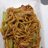 Chicken hokkien noodles at Easy House in Gold Coast
