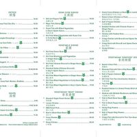 Dinner menu  at Easy House in Gold Coast