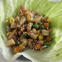 Lettuce roll (really tasty!) at Easy House in Gold Coast