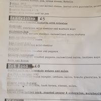 Food menu 1 at Cafe Indie in Scunthorpe