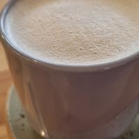 Coconut chai latte at Cafe Indie in Scunthorpe