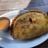 Vegan vindaloo pasty   at Tommyknocker's in Port Townsend
