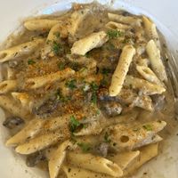 Mushroom Stroganoff (chef’s kiss 😘 )  at Tommyknocker's in Port Townsend