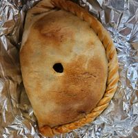 Vegan shepherds pie pasty at Tommyknocker's in Port Townsend