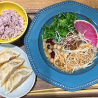 Konjaku noodle dish at T's Tantan - JR Ikebukuro in Tokyo