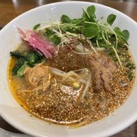 Sesame ramen  at T's Tantan - JR Ikebukuro in Tokyo