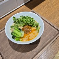 The food was enjoyable and well priced. The ordering process was easy to follow using a ticket machine. at T's Tantan - JR Ikebukuro in Tokyo