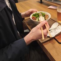 Not bursting with bright spring green and sakura pink at T's Tantan - JR Ikebukuro in Tokyo