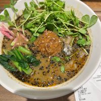 Black sesame tantan at T's Tantan - JR Ikebukuro in Tokyo