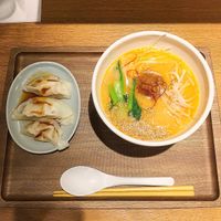 Gyoza set menu at T's Tantan - JR Ikebukuro in Tokyo