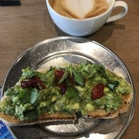 Avocado tost  at Cuervo Café in Buenos Aires