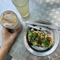 Avocado toast   at Cuervo Café in Buenos Aires